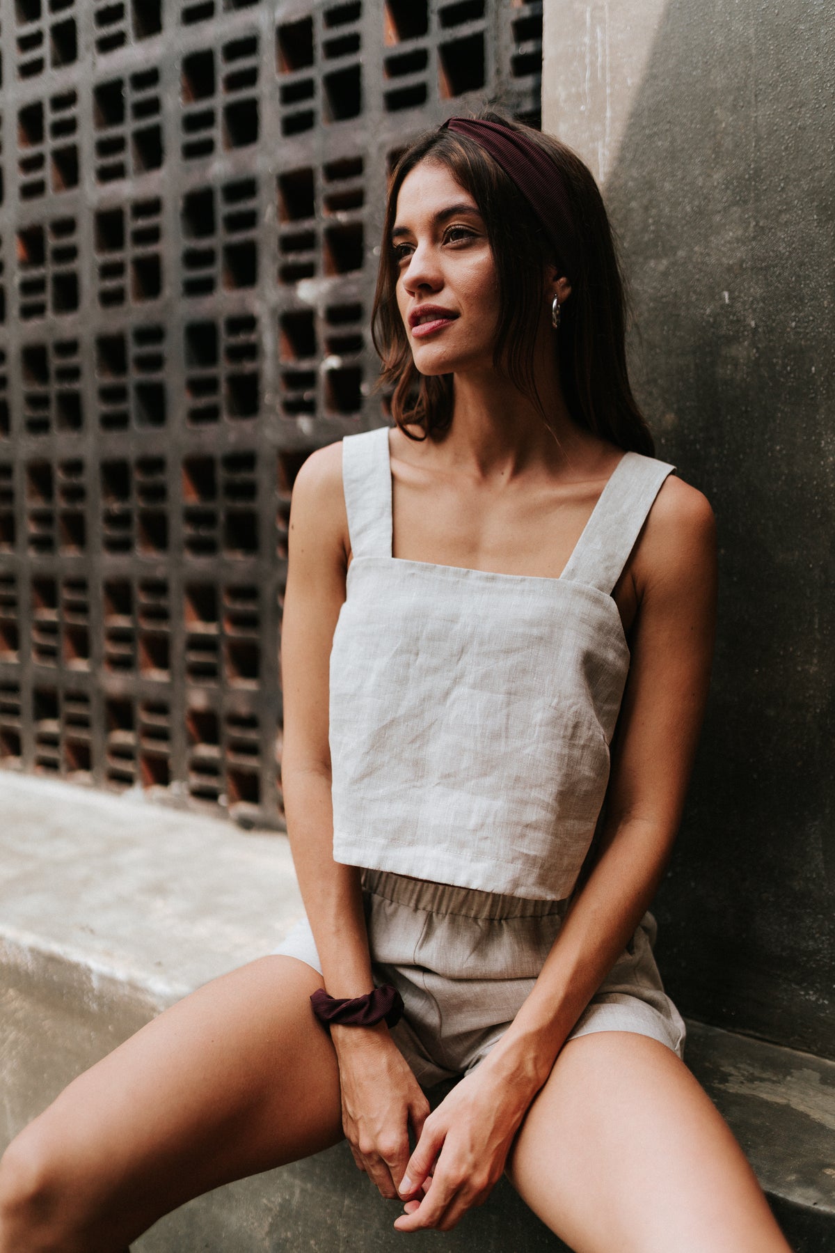 Linen Crop Top Arena