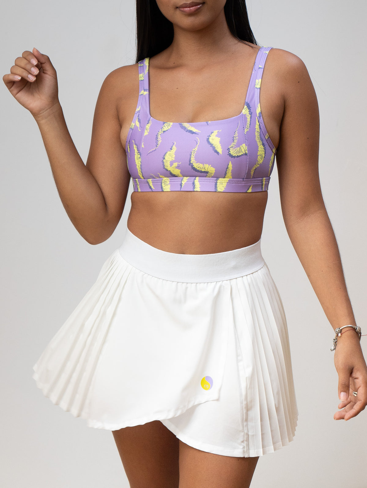 Falda Tennis ‘Paula’ Blanco