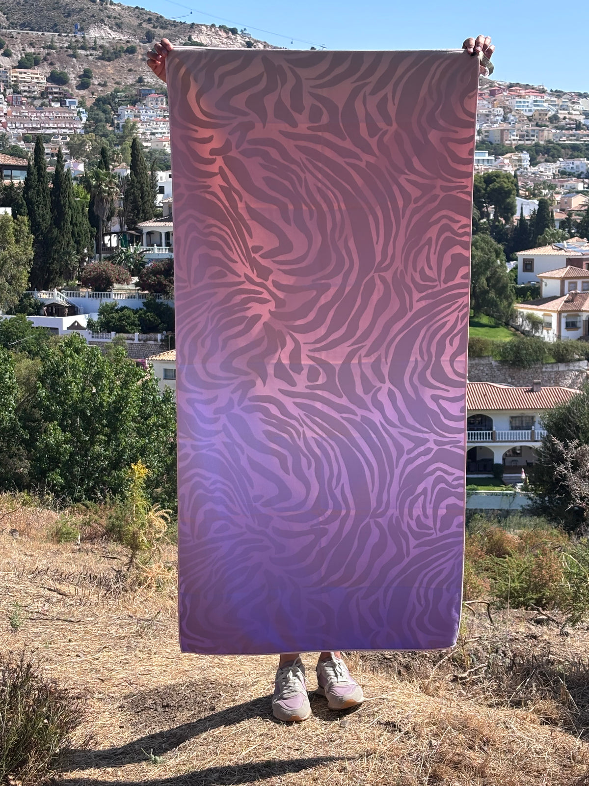 Double Sided Eco Towel Zebra