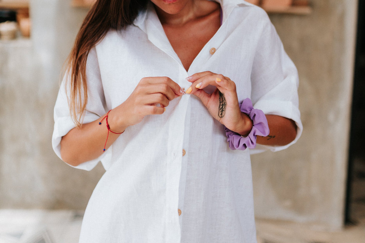 Plage Shirt Coconut Lino