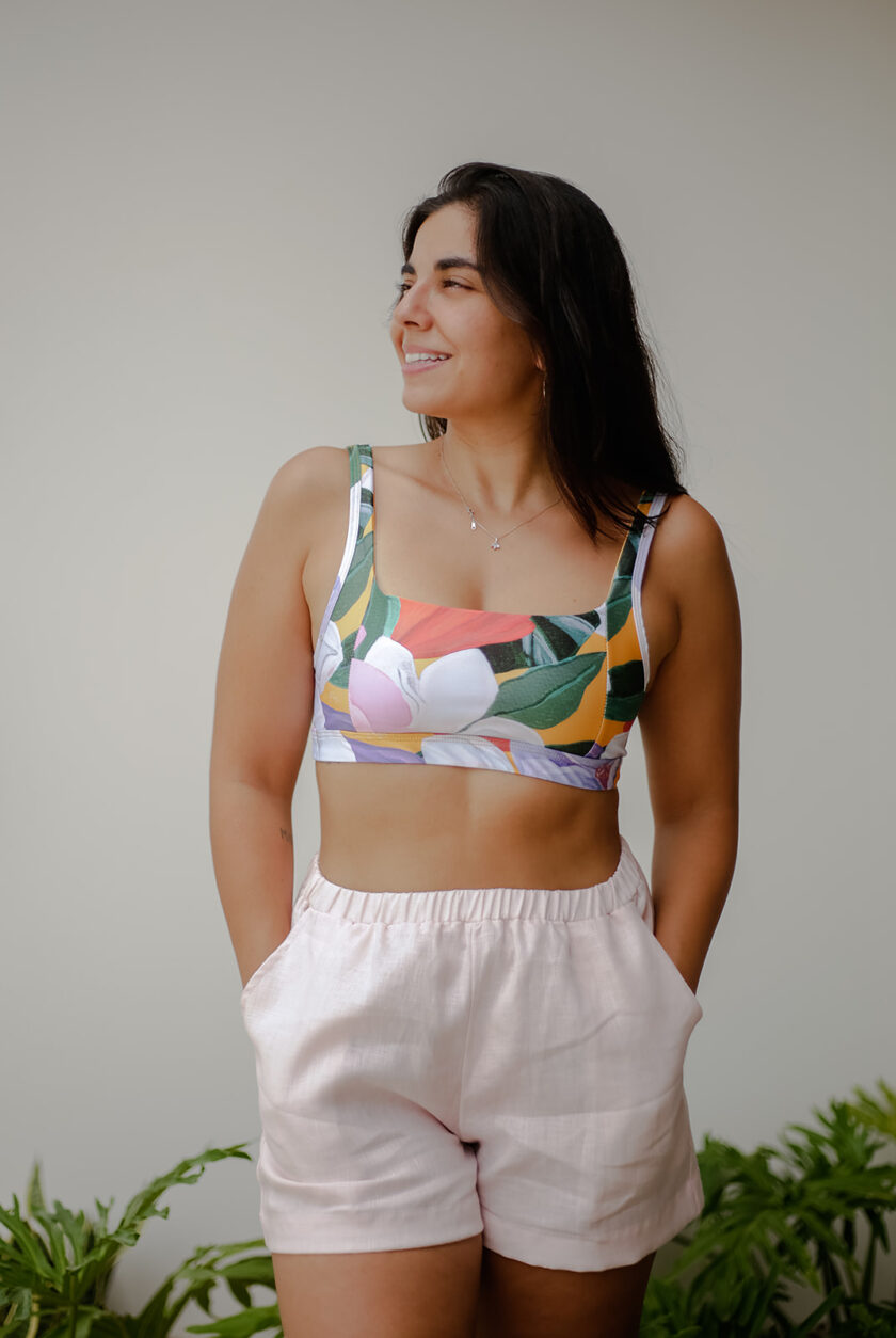 Linen Short Rose - Image 2